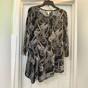 Dana Buchman Tunic Beautiful Blouse